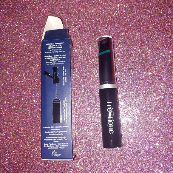 TreStique Curl Good Vibes Mascara Curler Lash-Enhancing Mascara Icelandic Black - Picture 1 of 8